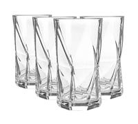 Bormioli Rocco Cassiopea Highball Glasses - 480ml - Clear - Pack of 4 Bormioli Rocco Clear