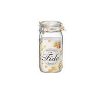Bormioli Rocco Fido Clear Jar, 50.75 Oz, 50.75 Ounce,