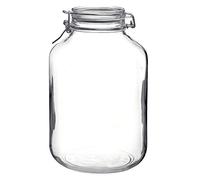 6x Bormioli Rocco Pots Glass Fido With Plug Airtight 5 L