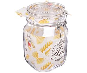 Bormioli Rocco Fido Wire Clip Glass 1 Litre Set of 6 White 6 x 1000 ml