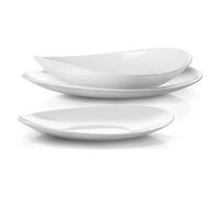 Bormioli Rocco & Figlio Leopard Attack Tableware Dish and Key Plate, White, One Size, 18 Piece Set