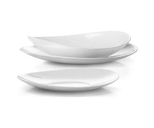 Bormioli Rocco & Figlio Leopard Attack Tableware Dish and Key Plate, White, One Size, 18 Piece Set