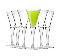 Bormioli Rocco Fiore Clear Stemmed Sherry Glasses - 55ml - Pack of 6