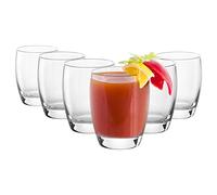 Bormioli Rocco Fiore Water Glasses - Classic Whisky Juice Cocktail Tumblers - 365ml - Pack of 12