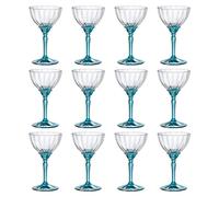 Bormioli Rocco Florian Champagne Cocktail Saucers - 240ml - Blue - Pack of 12 Bormioli Rocco Blue