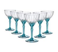 Bormioli Rocco Florian Champagne Cocktail Saucers - 240Ml - Blue - Pack Of 6