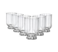 Bormioli Rocco Florian Double Whisky Glasses - 375Ml - Clear - Pack Of 6
