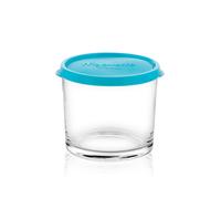 Bormioli Rocco Frigoverre Round Jar 0.35 L Blue, Transparent, Glass