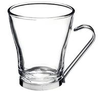 Bormioli Rocco Glass Cappuccino Cups 220 ml (Pack of 3)