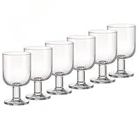 Bormioli Rocco Hosteria 091229 Set of 6 Large Glasses, Glass, 28 cl
