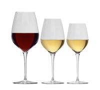 Bormioli Rocco Inalto Tre Sensi Wine Glasses 18pc Set in Clear Bormioli Rocco Clear