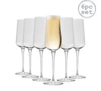 Bormioli Rocco Inalto Uno Champagne Flutes - 285Ml - Pack Of 6