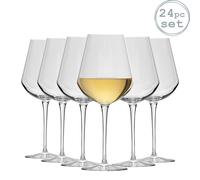 Bormioli Rocco Inalto Uno White Wine Glasses - 380ml - Pack of 24 in Clear Bormioli Rocco Clear