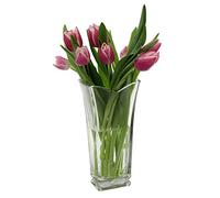 Bormioli Rocco Italian glass “Vinciana” flower vase