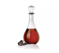 Bormioli Rocco Loto Wine Decanter 1.5L 1.2L | Elegant Teardrop Design with Airtight Glass Stopper for Wine, Whiskey & Spirits, Stylish Barware for Home Entertaining