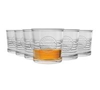 Bormioli Rocco Officina 1825 Double Whisky Glasses - 300Ml - Pack Of 6