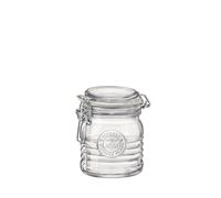 Bormioli Rocco Officina 1825 Set Of 6 Glass Jars With Transparent Hermetic Lid