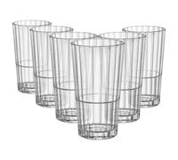 Bormioli Rocco Oxford Bar Stacking Highball Glasses - 395ml - Clear - Pack of 6 Bormioli Rocco Clear
