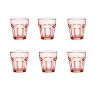 Bormioli Rock Bar Lounge Glass Set of 6 Orange