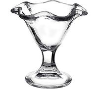 Bormioli Rocco ‘Primavera’ Glass Dessert Bowls (Set of 6) - Ice Cream Sundae/Knickerbocker Glory - Strong Tempered Glass: Dishwasher Safe - Premium Dessert Glassware