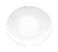 Bormioli Rocco Prometeo Glass Dinner Plates - 27 X 24Cm - White - Pack Of 6