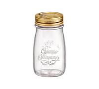Quattro Stagioni Glass Bottle with Screw Top Lid - 200ml Bormioli Rocco Clear One Size