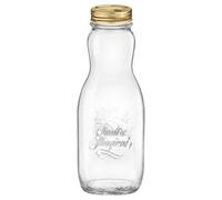 Bormioli Rocco Quattro Stagioni Glass Juice Bottle With Screw Top Lid - 1L