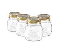 Bormioli Rocco Quattro Stagioni Glass Preserving Jars - 150Ml - Clear - Pack Of 4, Clear