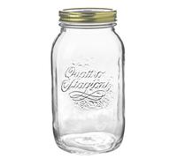 Bormioli Rocco Quattro Stagioni Glass Storage Jar 1 Litre in Clear Bormioli Rocco Clear