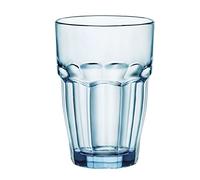 Bormioli Rocco Rock Bar Long Drink Glasses Set Ice, Blue, 6 Units