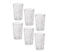Bormioli Rocco Romantic glasses set 1 piece (color clear, 340 ml, dishwasher safe, water glass, for cocktails/water)