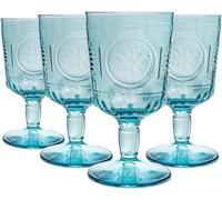 Bormioli Rocco Romantic Goblets, Glass, Blue