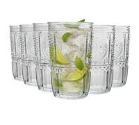 Bormioli Rocco Romantic Highball Glasses - 475ml - Pack of 6 in Clear Bormioli Rocco Clear
