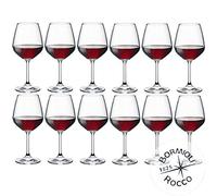 Bormioli Rocco - Set of 12 red wine glasses. Model: DiVino 53 - Capacity: 53 cl.