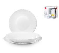 Bormioli Rocco Table Service 18 Pcs White Porcelain