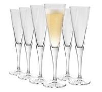 Bormioli Rocco Ypsilon Champagne Flutes - 160Ml - Pack Of 6