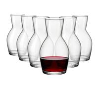 Bormioli Rocco Ypsilon Glass Wine Carafes - 500ml - Pack of 6 in Clear Bormioli Rocco Clear