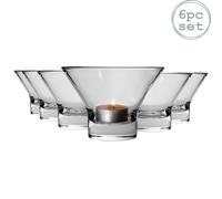 Bormioli Rocco Ypsilon Ice Cream Bowls - 375ml - Pack of 6 in Clear Bormioli Rocco Clear