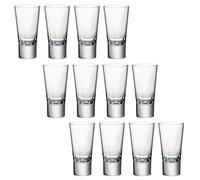 Bormioli Rocco Ypsilon Toughened 70ml Double Shot Glasses Vodka Shooter Drinking Glass