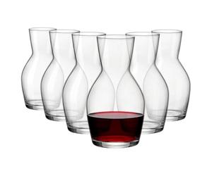 Bormioli Rocco Ypsilon Wine Carafe 500ml - Pack of 6 Italian Glassware, Modern Geometric Design, Ergonomic Pouring, Bar & Restaurant Serving, Elegant Tabletop Centerpiece