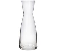 Bormioli Rocco Ypsilon Wine Carafe - Elegant Clear Glass Carafe for Water, Juice, Milk, Coffee, Iced Tea - Wide Mouth Serving Decanter Dispenser for Restaurants & Home Use - Made in Italy 36.5 Ounce