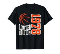 Born 1978 Birthday Basketball Limited Legendary Since 1978 T-Shirt