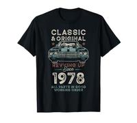 Born 1978 Classic Muscle Car 47th Birthday T-Shirt