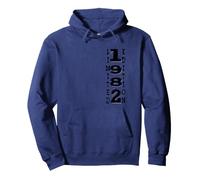 Born 1982 Minimalist Distressed Design Milestone Birthday Pullover Hoodie