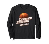 Born 1984 Birthday Limited Legendary Since 1984 Basketball Long Sleeve T-Shirt