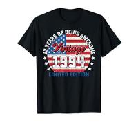 Born 1994 32nd Birthday Patriotic 32 Years Old Gifts Flag T-Shirt