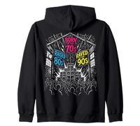 Born 70s Raised 80s Raved 90s Old Skool Rave Music Zip Hoodie
