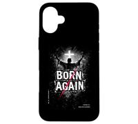 Born again new in christ christian in faith grunge Case for iPhone 16 Plus