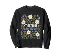 Born And Bred White Roses Yorkshire Sweatshirt