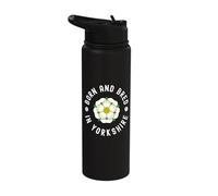 Born and Grown up in Yorkshire, The White Rose County Stainless Steel Insulated Water Bottle